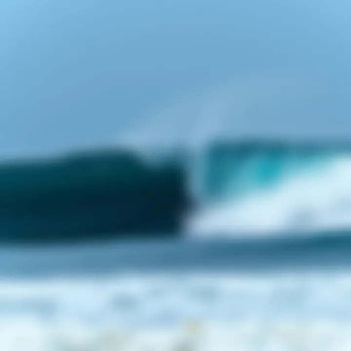 Stunning wave formation at a popular surfing beach in Panama
