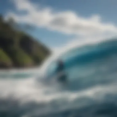 Cultural Significance in Surfing Cobalt surf boat showcasing its cultural significance in surfing