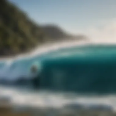 Ocean Conservation Initiatives An infographic detailing ocean conservation efforts within the surfing community.