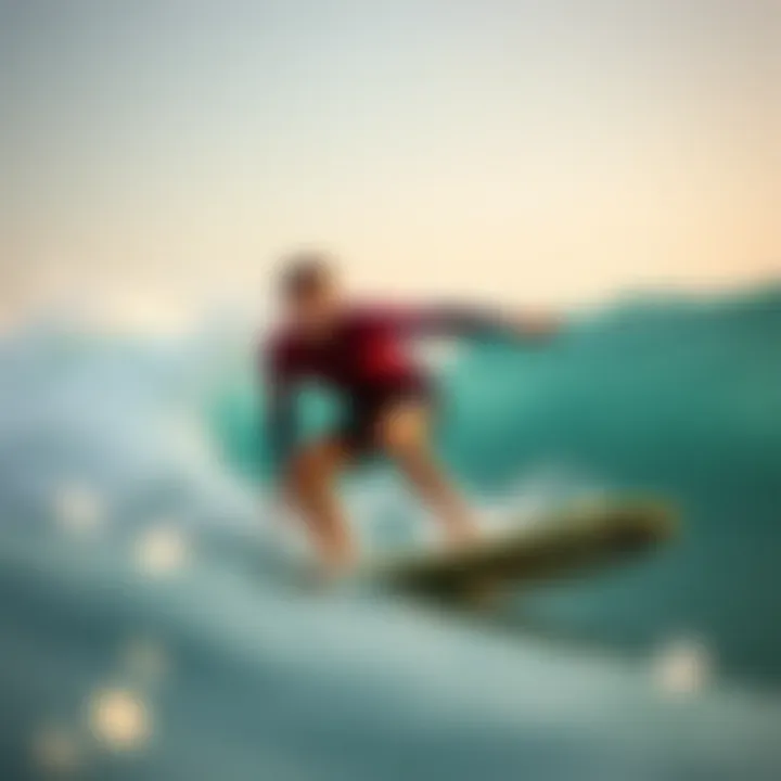 Demonstrating Techniques in Flow Rider Surfing Variety of Flow Rider techniques demonstrated by surfers of all levels