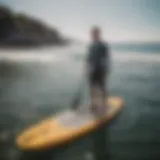 Innovative foldable SUP board design showcasing portability