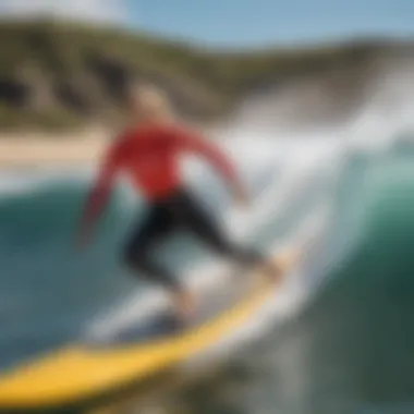 Safety First: Essential Tips for Motor Powered Surfboard Users Infographic depicting safety tips for using motor powered surfboards