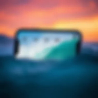 Surf Watch App Interface Screenshot of the Surf Watch App interface showcasing wave conditions