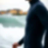 High-performance wetsuit showcasing material textures and thickness options