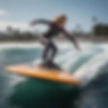 Innovative Technology Behind Water Jet Surfboards Close-up of water jet surfboard technology