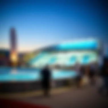 Innovative wave pool technology showcased at a trade show