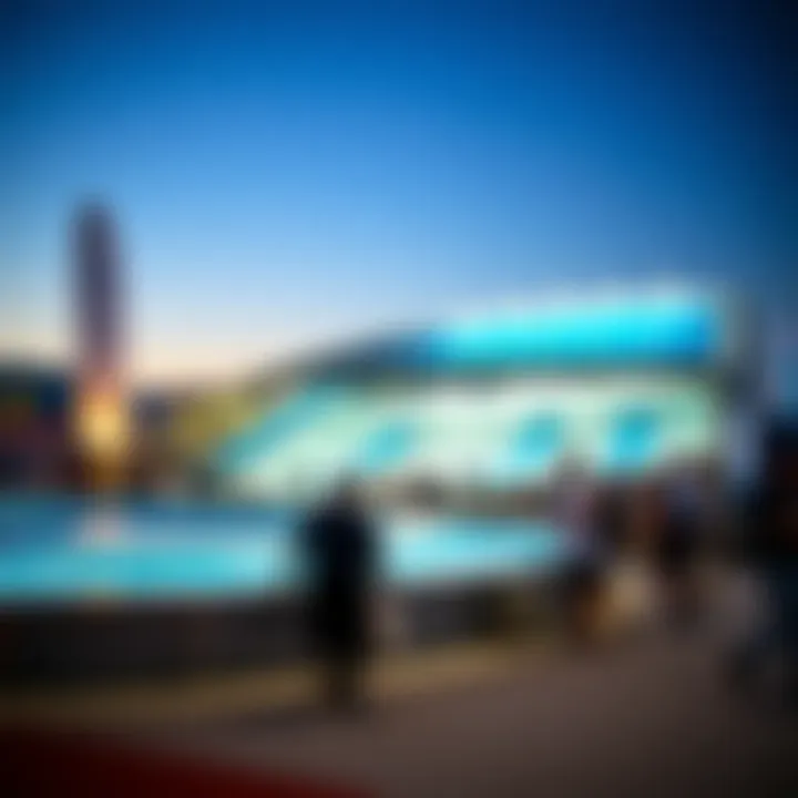 Innovative wave pool technology showcased at a trade show