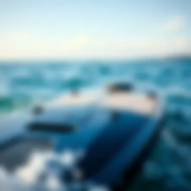 Innovative Jet Board Design and Features Close-up of a modern jet board showcasing its design and features