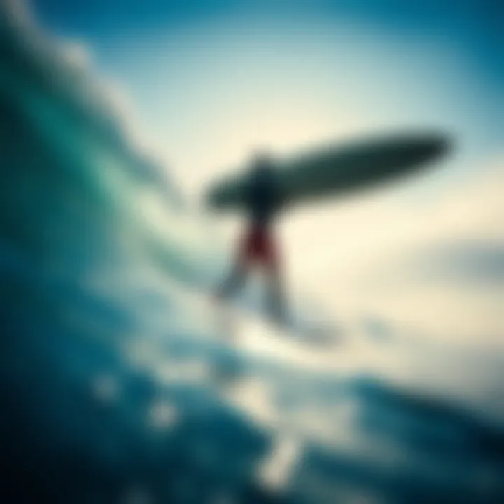 Surfing Technique Tutorial An engaging tutorial video showcasing surfing techniques on a beach.