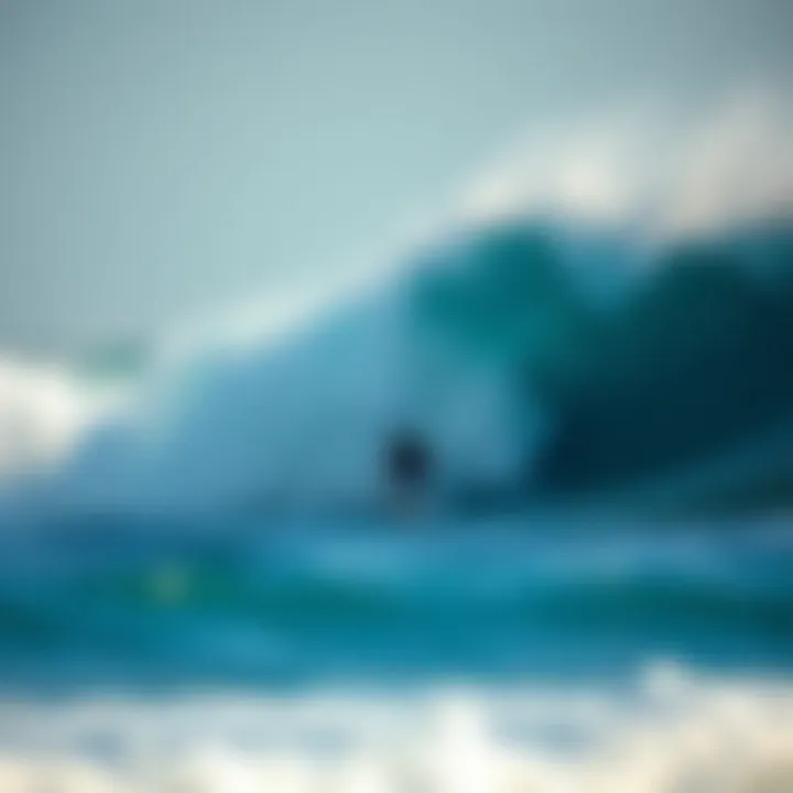 A breathtaking surf spot during optimal conditions, highlighted by Surfline Pro's forecasts.