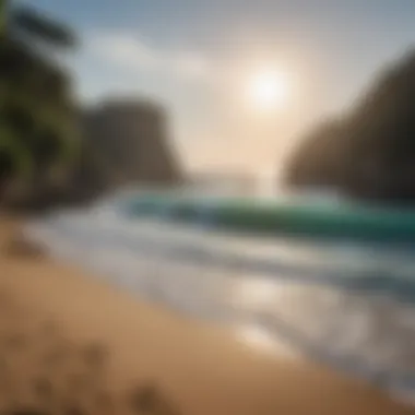 Secluded Beach in Uluwatu A secluded beach in Uluwatu showcasing the natural beauty