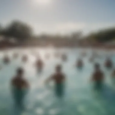 Community Engagement at a Popular Wave Pool Community event at a wave pool venue
