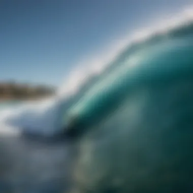 Wave Height Insights with Windyty A close-up of Windyty's feature highlighting wave height