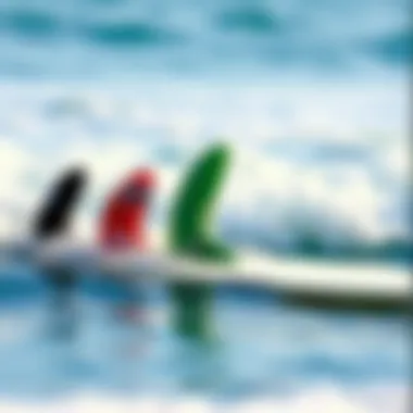 Fin Configurations and Their Impact on Surf Conditions Illustration of fin configurations in different surf conditions