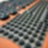 Close-up of a gorilla traction pad showcasing its textured surface