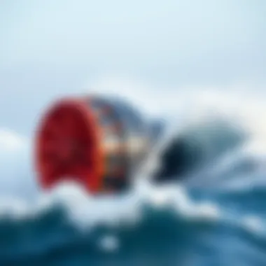 Dynamic Wave Energy Converter Dynamic ocean wave energy converter in action