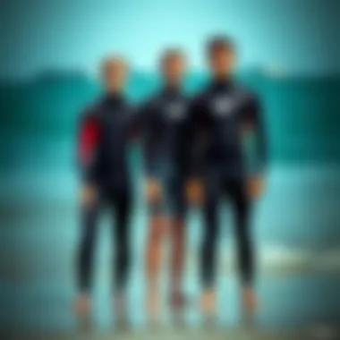 Body Types and Wetsuit Fit Visual guide showcasing different body types suitable for wetsuit fitting