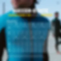 Detailed representation of Hurley wetsuit size chart with sizes and measurements