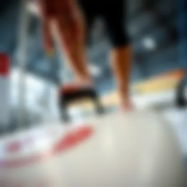 Exploring the Functionality of Indoor Surf Trainers Detailed close-up of the functionality of an indoor surf trainer