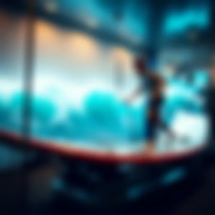 Cutting-Edge Technology in Indoor Surf Trainers Innovative indoor surf trainer showcasing advanced technology