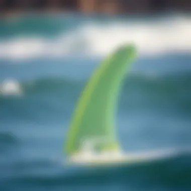 Sustainable Materials in Surf Fins Sustainable materials used in surf fin production.