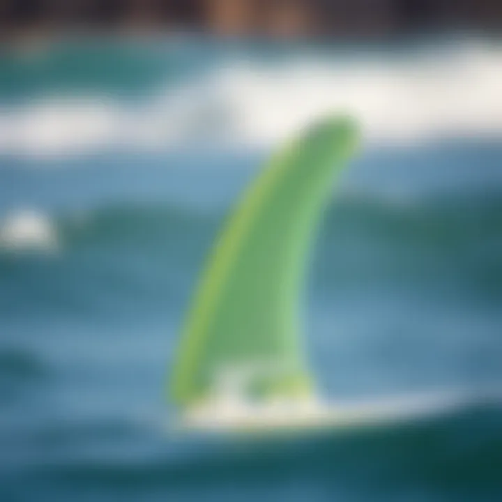 Sustainable Materials in Surf Fins Sustainable materials used in surf fin production.