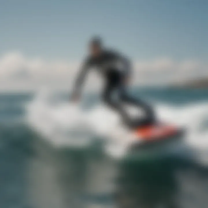 An array of jet surfboards showcasing different designs and features.