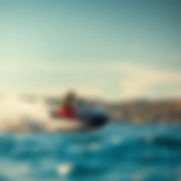 Scenic Jetsurfing Location Stunning jetsurfing location on a sunny day