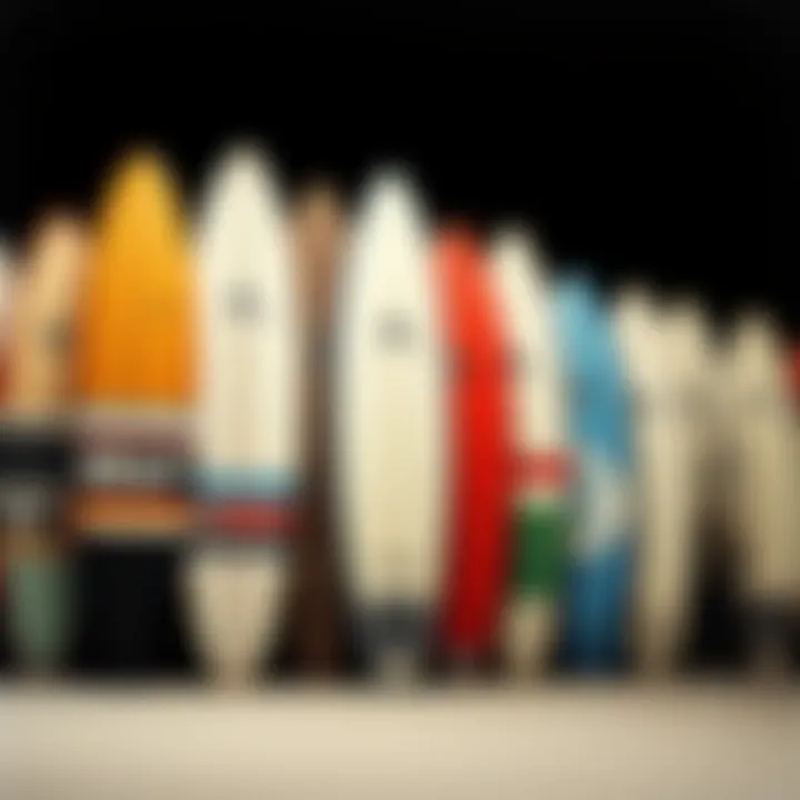 The Evolution of Surfboards A selection of Kelly Slater branded surfboards