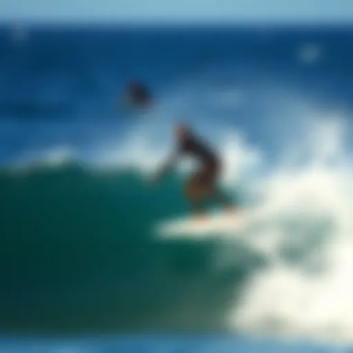 Kelly Slater in Action Kelly Slater riding a wave during a competition