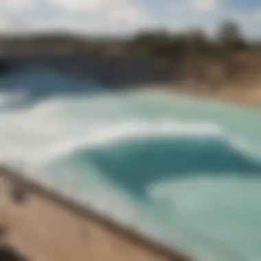 Financial Breakdown of Wave Pool Construction Diagram illustrating the financial breakdown of constructing a wave pool.