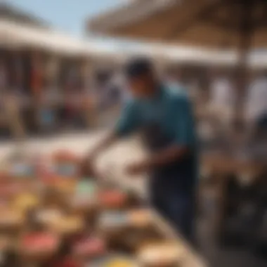 Local Artisans Showcasing Their Crafts Local artisans displaying their crafts in a vibrant market setting in La Ventana