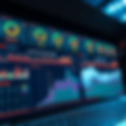 Dynamic web hosting dashboard showcasing performance metrics