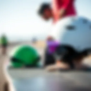 Safety Gear for Optimal Longboarding Experience Essential safety gear for longboarding including helmet and pads