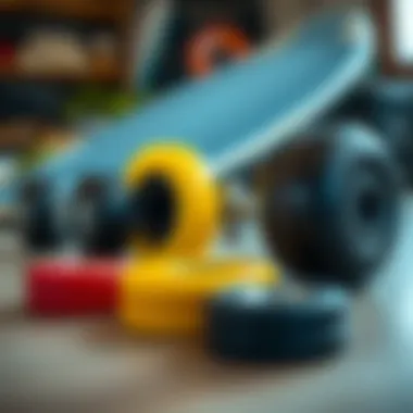 Examining Longboard Wheel Options High-quality longboard wheels arranged for comparison