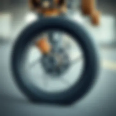 Material composition of longboard wheels illustrated through cross-sections