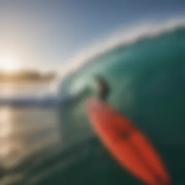 Surf Techniques Enhanced by Mark Richards Fins Illustration of surf techniques influenced by Mark Richards fins.