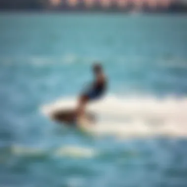 Riding dynamics affected by rider weight on the water