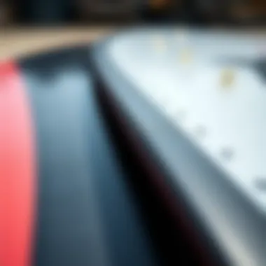 Close-up of the innovative materials used in the Morey Mach 9