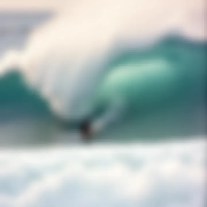 Beginner surfer catching their first wave at North Shore