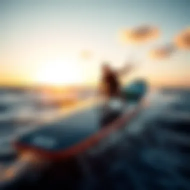 High-Performance Materials in Kiteboarding Kiteboard demonstrating high-performance construction materials