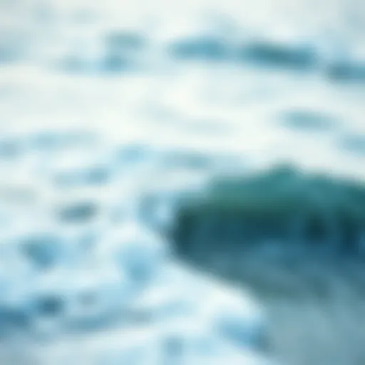 The Soothing Nature of Ocean Waves Tranquil ocean waves lapping at the shore