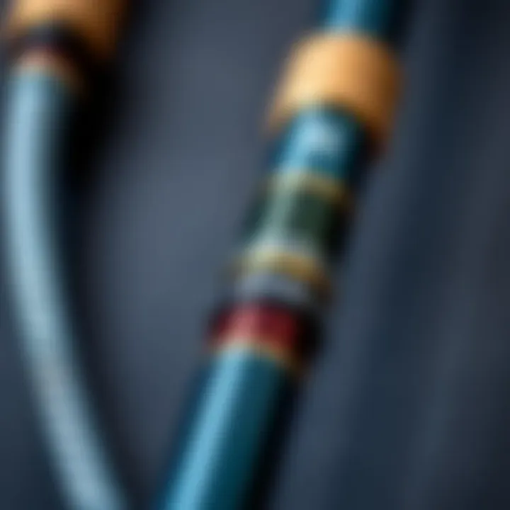 High-Quality Materials of Ocean Master Rod Detailed view of the materials used in Offshore Angler Ocean Master surf casting rod