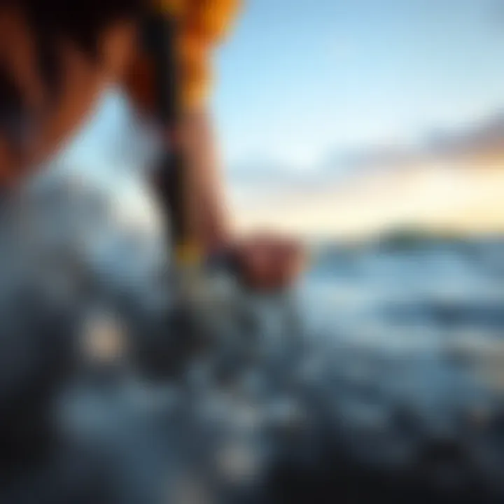 A visual guide on line visibility in different water conditions