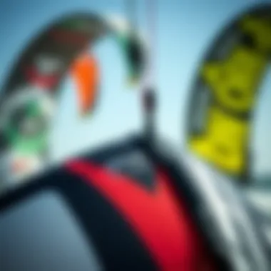 Exploring Ozone Kites: Technology and Design Excellence A close-up view of various Ozone kites highlighting advanced technology and design features