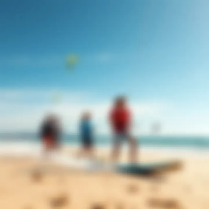 Kitesurfing Community: Embracing Adventure and Connection An engaged kitesurfing community enjoying the thrill of the sport on a beautiful beach