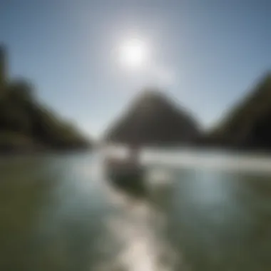 Sustainable Innovation in Surf Culture A close-up of the eco-friendly materials used in Pavati boats