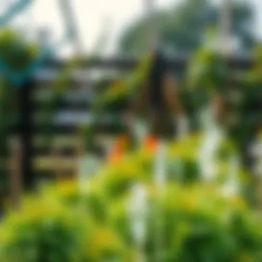 Sustainable Gardening for Water Conservation A sustainable garden showcasing water-efficient plants