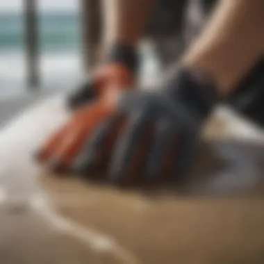 Protective Surfboard Gloves Variety of surfboard gloves for protection