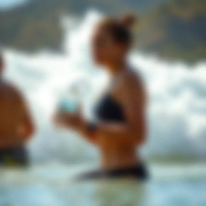 Effective Hydration Strategies Hydration techniques demonstrating proper fluid intake.